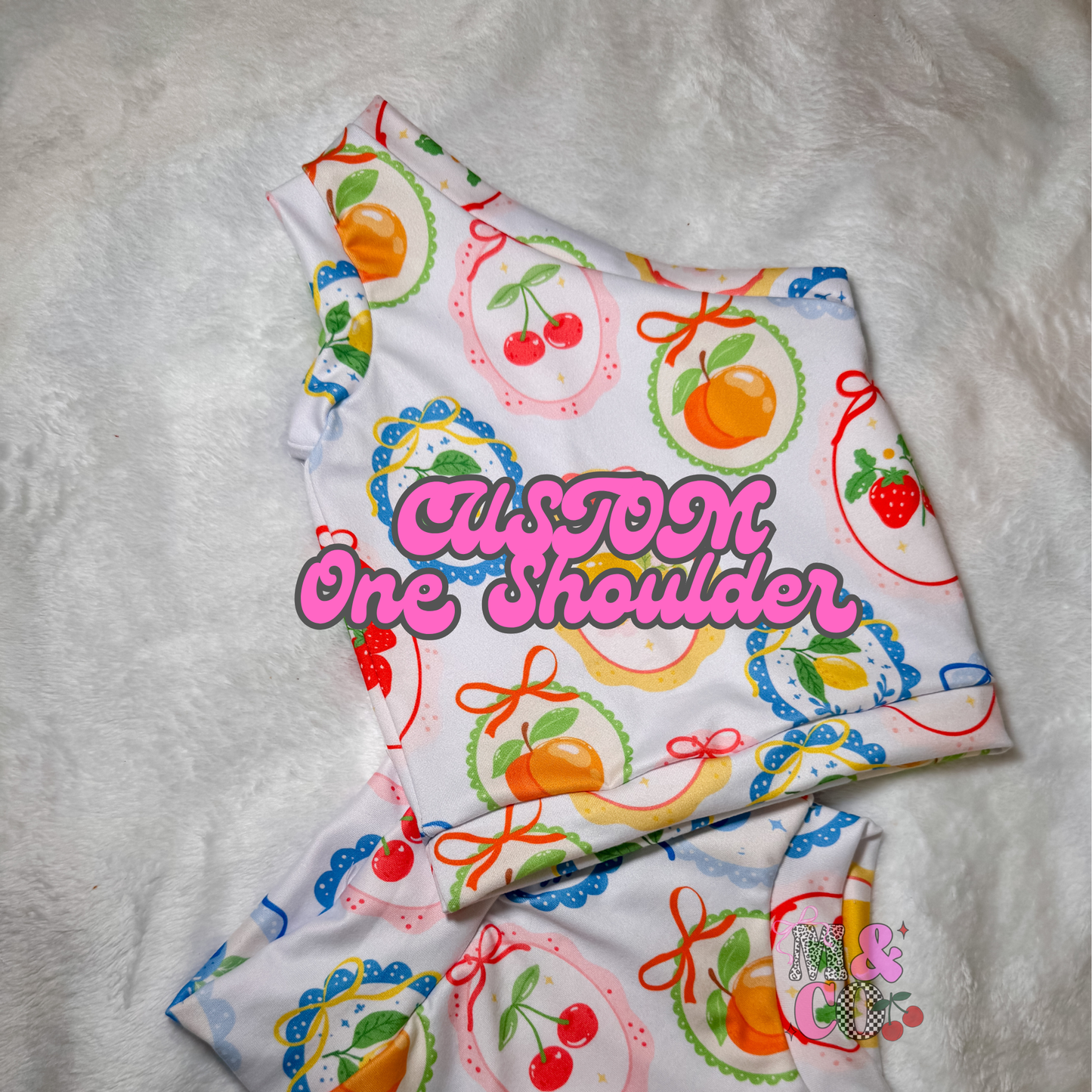 Custom One Shoulder Top