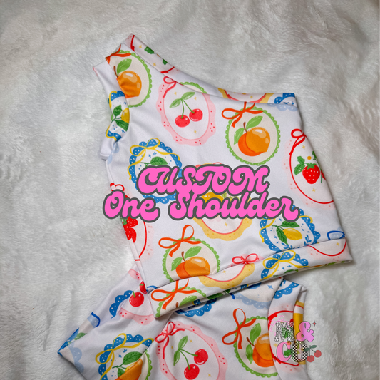 Custom One Shoulder Top